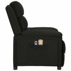 VidaXL Fauteuil électrique de massage Noir Tissu -Fauteuils électriques Soldes image 4 3098977