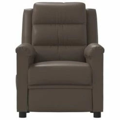 VidaXL Fauteuil électrique de massage Gris Similicuir -Fauteuils électriques Soldes image 4 3098997