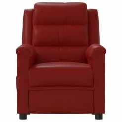 VidaXL Fauteuil électrique de massage Rouge bordeaux Similicuir 9 VidaXL Fauteuil électrique de massage Rouge bordeaux Similicuir -Fauteuils électriques Soldes image 4 3098998