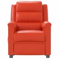 VidaXL Fauteuil électrique de massage Rouge Similicuir -Fauteuils électriques Soldes image 4 3098999