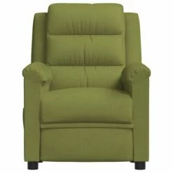 VidaXL Fauteuil électrique de massage Vert clair Velours -Fauteuils électriques Soldes image 4 3099015