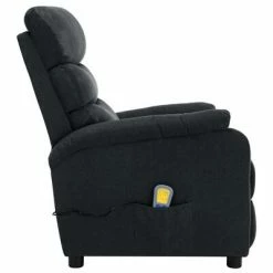 VidaXL Fauteuil inclinable de massage Gris foncé Tissu 9 VidaXL Fauteuil inclinable de massage Gris foncé Tissu -Fauteuils électriques Soldes image 4 321227