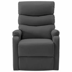 VidaXL Fauteuil inclinable de massage Anthracite Similicuir -Fauteuils électriques Soldes image 4 321286