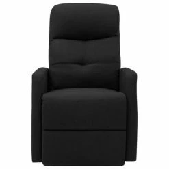 VidaXL Fauteuil inclinable de massage Noir Tissu -Fauteuils électriques Soldes image 4 321344