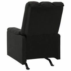 VidaXL Fauteuil de massage inclinable Noir Tissu -Fauteuils électriques Soldes image 4 321412