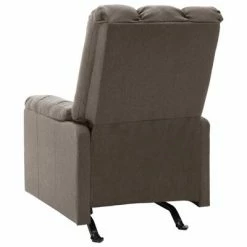 VidaXL Fauteuil de massage inclinable Marron Tissu -Fauteuils électriques Soldes image 4 321414