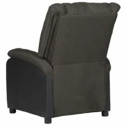 VidaXL Fauteuil de massage inclinable Gris foncé Similicuir et tissu 9 VidaXL Fauteuil de massage inclinable Gris foncé Similicuir et tissu -Fauteuils électriques Soldes image 4 329497