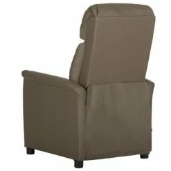 VidaXL Fauteuil de massage inclinable Gris Similicuir -Fauteuils électriques Soldes image 4 329681
