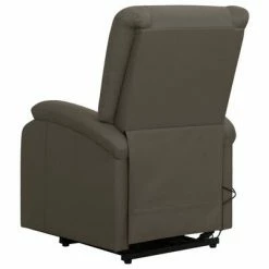 VidaXL Fauteuil inclinable de massage Gris Similicuir -Fauteuils électriques Soldes image 4 329695