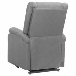 VidaXL Fauteuil de massage inclinable Gris clair Tissu -Fauteuils électriques Soldes image 4 329709
