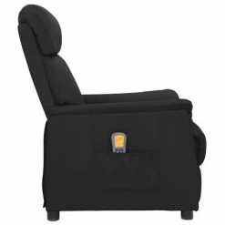 VidaXL Fauteuil de massage inclinable Noir Similicuir -Fauteuils électriques Soldes image 4 338857