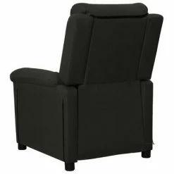 VidaXL Fauteuil de massage inclinable Noir Tissu -Fauteuils électriques Soldes image 4 342353