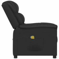 VidaXL Fauteuil de massage inclinable Noir Similicuir -Fauteuils électriques Soldes image 4 342370