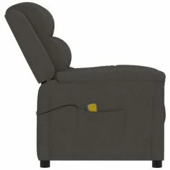 VidaXL Fauteuil de massage inclinable Gris foncé Velours 9 VidaXL Fauteuil de massage inclinable Gris foncé Velours -Fauteuils électriques Soldes image 4 342389