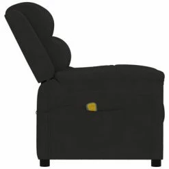 VidaXL Fauteuil de massage inclinable Noir Velours 9 VidaXL Fauteuil de massage inclinable Noir Velours -Fauteuils électriques Soldes image 4 342394