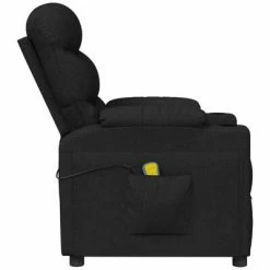 VidaXL Fauteuil de massage inclinable Noir Tissu -Fauteuils électriques Soldes image 4 348084