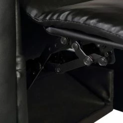 VidaXL Fauteuil de massage Noir Similicuir 10 VidaXL Fauteuil de massage Noir Similicuir -Fauteuils électriques Soldes image 5 241672