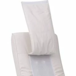 VidaXL Fauteuil de massage shiatsu Blanc Similicuir -Fauteuils électriques Soldes image 5 242509