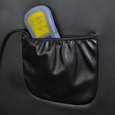 VidaXL Fauteuil de massage Noir Similicuir 5 VidaXL Fauteuil de massage Noir Similicuir – Image 5