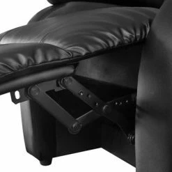 VidaXL Fauteuil de massage Noir Similicuir -Fauteuils électriques Soldes image 5 242512