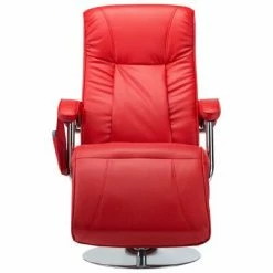 VidaXL Fauteuil de massage Rouge Similicuir -Fauteuils électriques Soldes image 5 248596