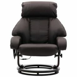 VidaXL Fauteuil de massage TV Marron Similicuir -Fauteuils électriques Soldes image 5 248681
