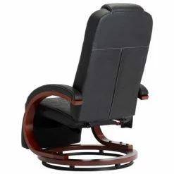VidaXL Fauteuil de massage TV Noir Similicuir -Fauteuils électriques Soldes image 5 248719