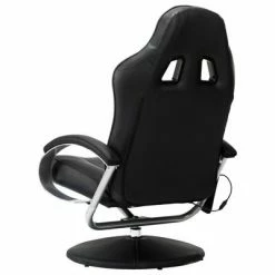 VidaXL Fauteuil de massage avec repose-pied Noir Similicuir -Fauteuils électriques Soldes image 5 249328