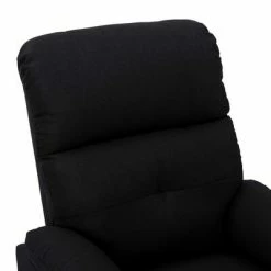 VidaXL Fauteuil de massage Noir Tissu -Fauteuils électriques Soldes image 5 289674