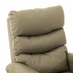 VidaXL Fauteuil de massage inclinable Cappuccino Similicuir -Fauteuils électriques Soldes image 5 289695