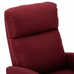 VidaXL Fauteuil de massage inclinable Rouge bordeaux Tissu -Fauteuils électriques Soldes image 5 289709