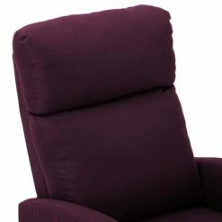 VidaXL Fauteuil de massage inclinable Violet Tissu -Fauteuils électriques Soldes image 5 289713