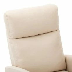 VidaXL Fauteuil de massage inclinable Crème Tissu -Fauteuils électriques Soldes image 5 289715
