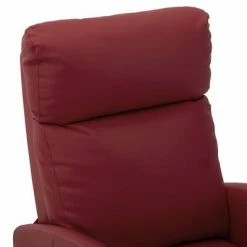 VidaXL Fauteuil de massage inclinable Rouge bordeaux Similicuir -Fauteuils électriques Soldes image 5 289727