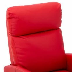 VidaXL Fauteuil de massage inclinable Rouge Similicuir 10 VidaXL Fauteuil de massage inclinable Rouge Similicuir -Fauteuils électriques Soldes image 5 289728