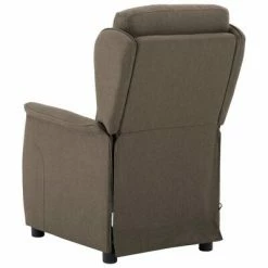 VidaXL Fauteuil inclinable de massage Taupe Tissu -Fauteuils électriques Soldes image 5 289794