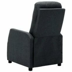 VidaXL Fauteuil inclinable de massage Gris foncé Tissu 10 VidaXL Fauteuil inclinable de massage Gris foncé Tissu -Fauteuils électriques Soldes image 5 289827