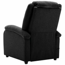 VidaXL Fauteuil de massage inclinable électrique Noir Tissu -Fauteuils électriques Soldes image 5 3098361