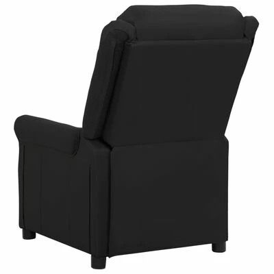 VidaXL Fauteuil inclinable électrique de massage Noir Similicuir 5 VidaXL Fauteuil inclinable électrique de massage Noir Similicuir – Image 5