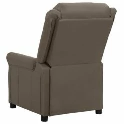 VidaXL Fauteuil inclinable électrique de massage Gris Similicuir 10 VidaXL Fauteuil inclinable électrique de massage Gris Similicuir -Fauteuils électriques Soldes image 5 3098475