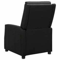 VidaXL Fauteuil inclinable électrique de massage Noir Similicuir -Fauteuils électriques Soldes image 5 3098485