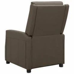 VidaXL Fauteuil inclinable électrique de massage Gris Similicuir -Fauteuils électriques Soldes image 5 3098489