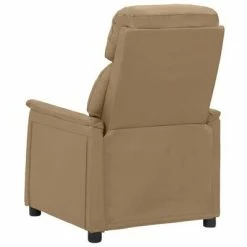 VidaXL Fauteuil de massage inclinable électrique Cappuccino Similicuir -Fauteuils électriques Soldes image 5 3098501