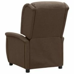 VidaXL Fauteuil de massage inclinable électrique Marron Tissu -Fauteuils électriques Soldes image 5 3098522