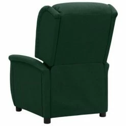 VidaXL Fauteuil de massage inclinable électrique Vert foncé Tissu -Fauteuils électriques Soldes image 5 3098524