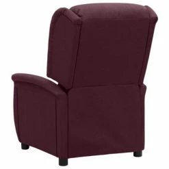 VidaXL Fauteuil de massage inclinable électrique Violet Tissu -Fauteuils électriques Soldes image 5 3098525