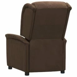 VidaXL Fauteuil inclinable de massage Marron Tissu microfibre 10 VidaXL Fauteuil inclinable de massage Marron Tissu microfibre -Fauteuils électriques Soldes image 5 3098537