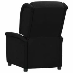 VidaXL Fauteuil inclinable de massage électrique Noir Tissu microfibre -Fauteuils électriques Soldes image 5 3098541