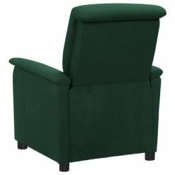 VidaXL Fauteuil de massage inclinable électrique Vert foncé Tissu -Fauteuils électriques Soldes image 5 3098562