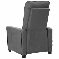 VidaXL Fauteuil électrique de massage Gris clair Tissu -Fauteuils électriques Soldes image 5 3098889